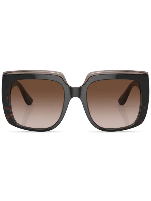 Dolce & Gabbana Eyewear Capri square-frame sunglasses Green DG441450213