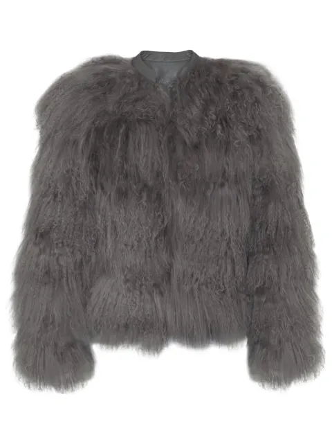 DANCASSAB Aspen shearling jacket Grey DCFW23MASPGRIBT