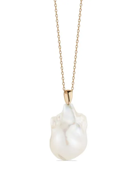 Mateo 14kt yellow gold baroque pearl pendant necklace Gold 57500