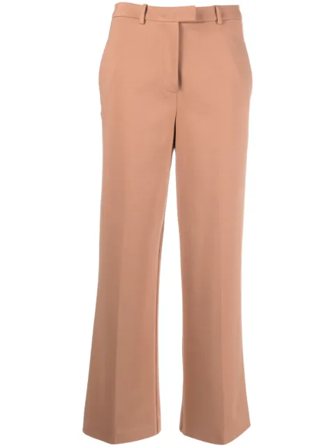 PINKO mid-rise straight-leg trousers Brown 100255A15M