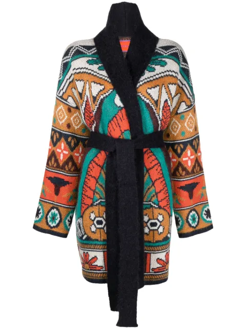 La DoubleJ Philae Placée-jacquard cardigan Orange PUL0164KNI089VA191MU01