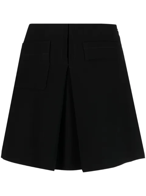 Miu Miu Pre-Owned A-line high-waist miniskirt Black CSLWMMSKIR7307