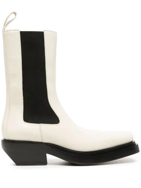 Bottega Veneta Pre-Owned two-tone Western ankle boots White DPVCBOTBOOT7327