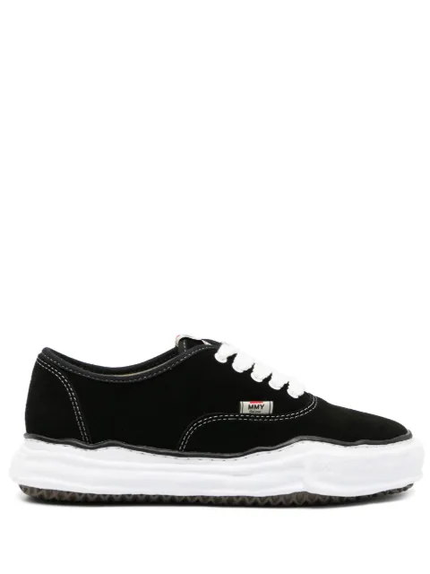 Maison MIHARA YASUHIRO logo-patch low-top sneakers Black A11FW720