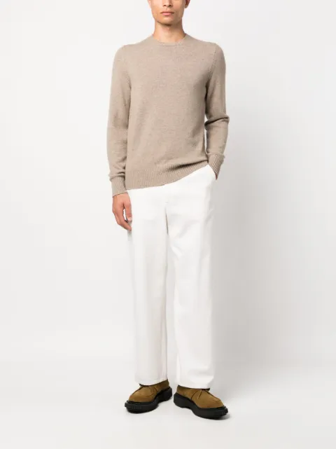 Drumohr crew-neck cashmere sweater Neutrals D7K103