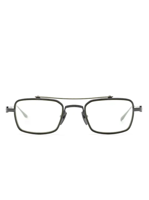 Akoni square-frame glasses Black AKX304C48