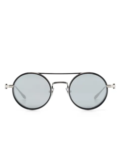 Akoni round-frame sunglasses Silver AKS505B46