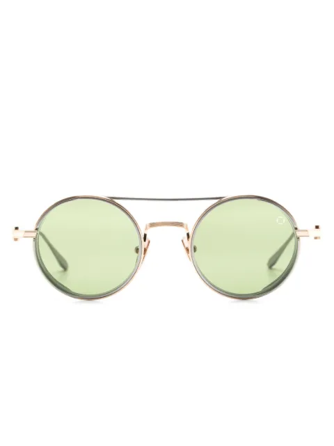 Akoni round-frame sunglasses Silver AKS505A46