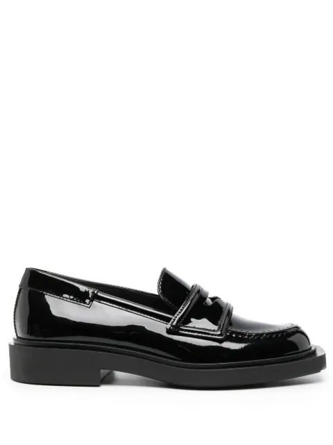 3juin Viola patent leather loafers Black 324WH002