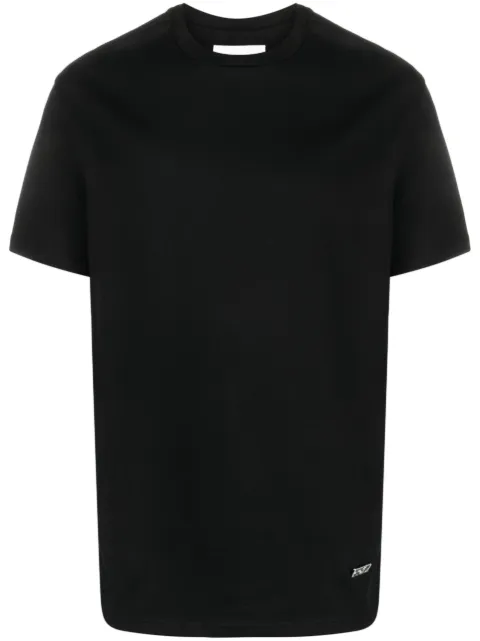 Jil Sander logo-plaque jersey-knit T-shirt Black J22GC0128J20073001