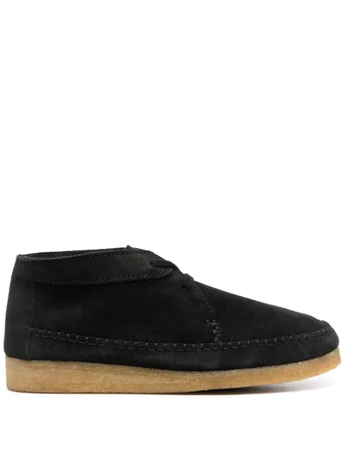 Clarks Originals stitch-detail suede boots Black 26169236