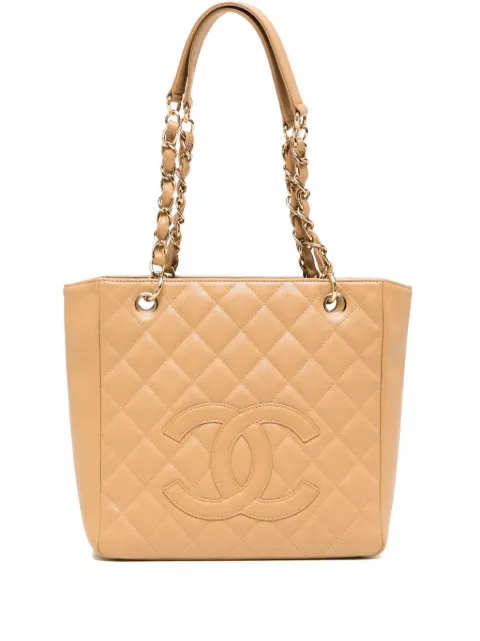CHANEL Pre-Owned 2003 Petite Shopping Tote bag Brown 8469716