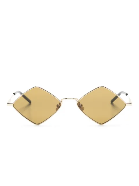 Saint Laurent Eyewear Lisa diamond-frame sunglasses Gold SL302LISA011