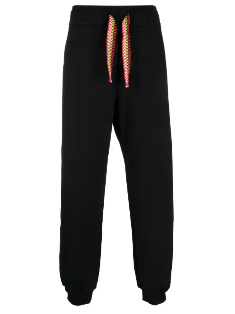 Lanvin drawstring cotton track pants Black RMTR0054J199A23