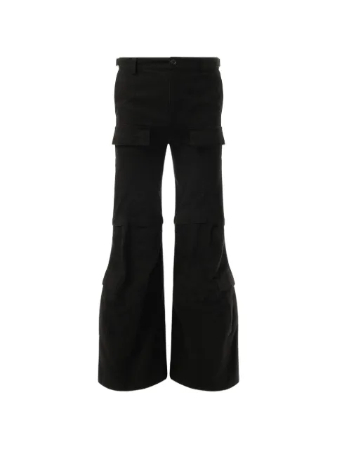 Balenciaga flared cargo trousers Black 768810TKP27