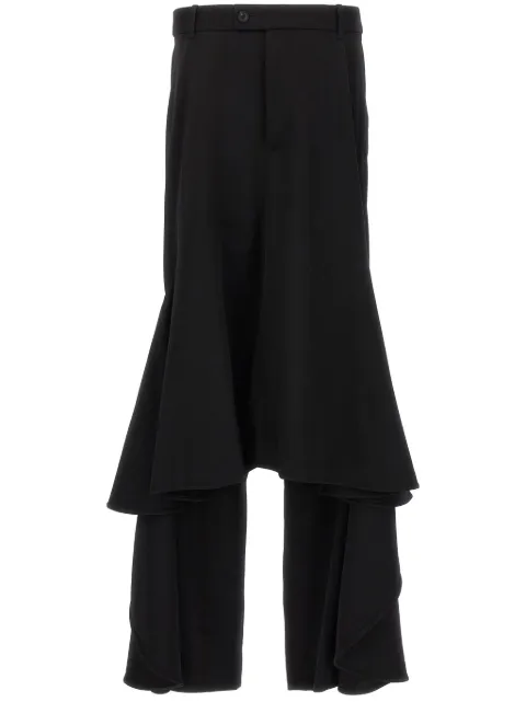 Balenciaga deconstructed midi skirt Black 768730TPT03