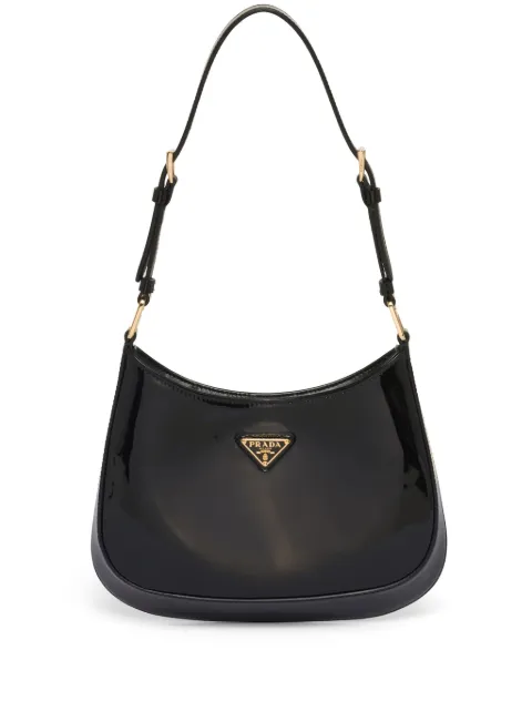 Prada Cleo patent leather bag Black 1BC169VHOO069