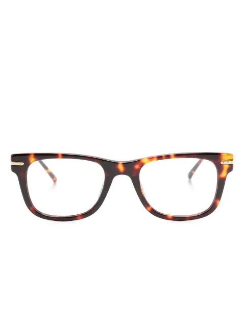 Linda Farrow Portico square-frame glasses Brown LF68