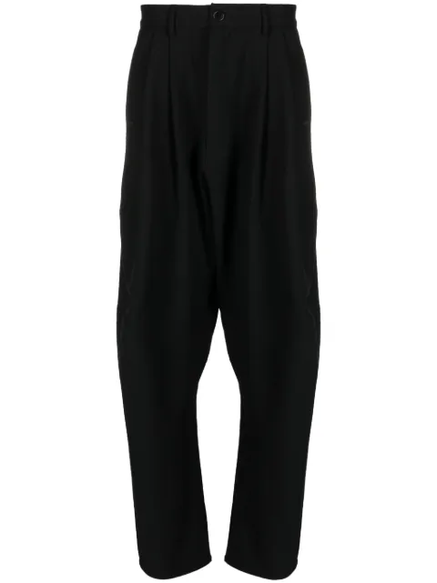 Henrik Vibskov Ants pleated drop-crotch trousers Black INSM501