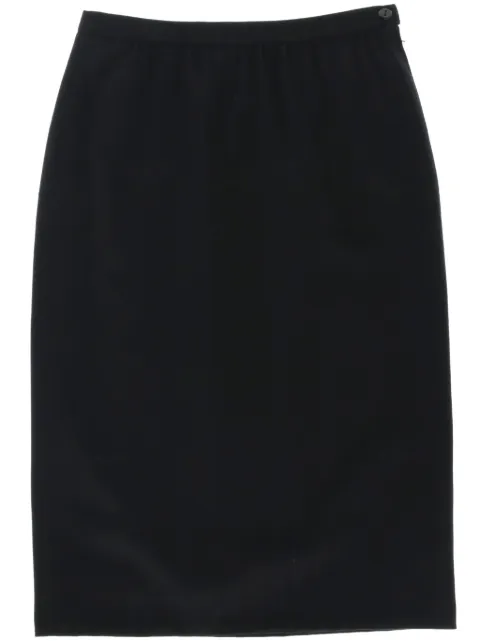 Valentino Garavani Pre-Owned 1980s pencil skirt Black VAL250UG
