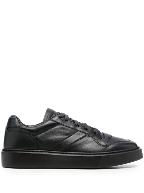 Doucal's grained-leather sneakers Blue DU3146HUGHUF114NB15
