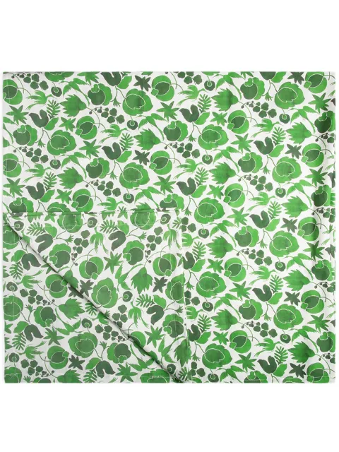 La DoubleJ Wildbird-print tablecloth (180x280) White TBC0002LIN001CER0006