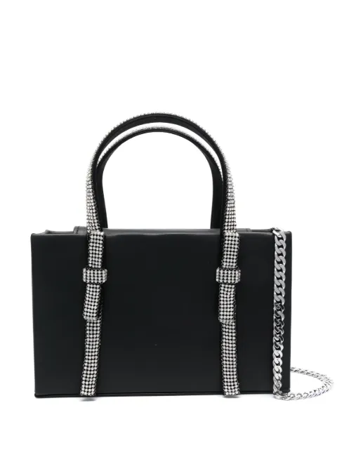 Kara Crystal Bow mini bag Black HB275H2119