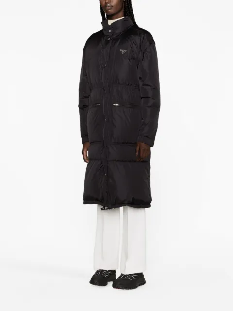Prada Re-Nylon down coat Black 292132S2321WQ9