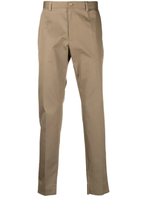 Dolce & Gabbana linen chinos Green GY6IETGG825