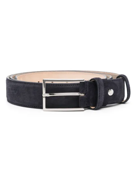 Doucal's suede buckle belt Blue DC0001SIGMUF0099B00
