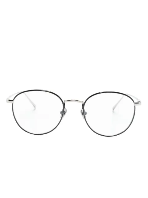 Linda Farrow Harrison round-frame glasses Silver LFLC940