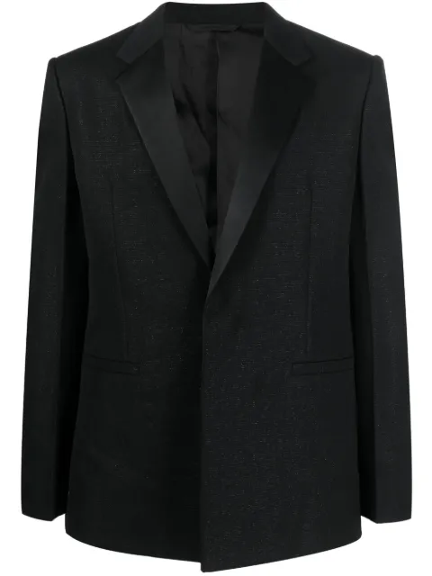 Givenchy single-breasted wool blazer Black BM30E514UR