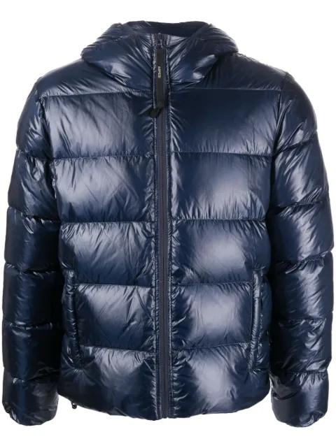 ASPESI padded feather-down hooded jacket Blue W3I3I06L525