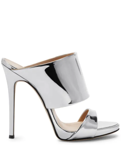Giuseppe Zanotti Andrea leather sandals Silver I000072H01