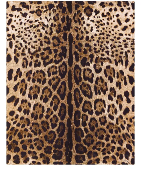 Dolce & Gabbana leopard-print wallpaper Brown TCW007TCAI9