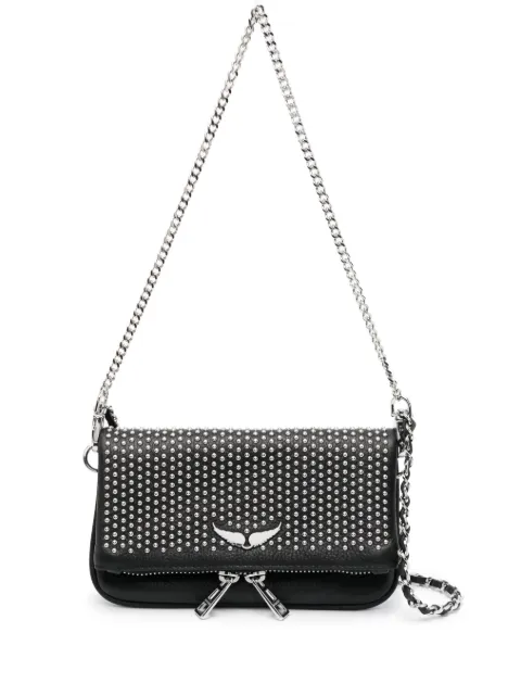 Zadig&Voltaire nano Rock studded crossbody bag Black LWBA02381