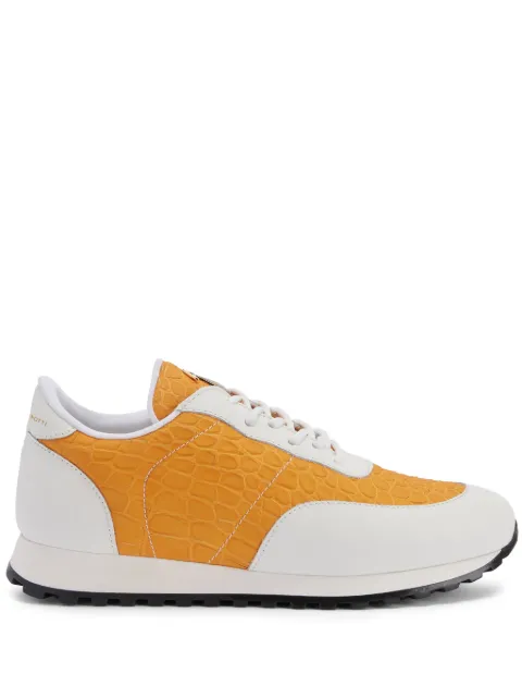 Giuseppe Zanotti Jimi Running lace-up low-top sneakers Orange IU10057K35