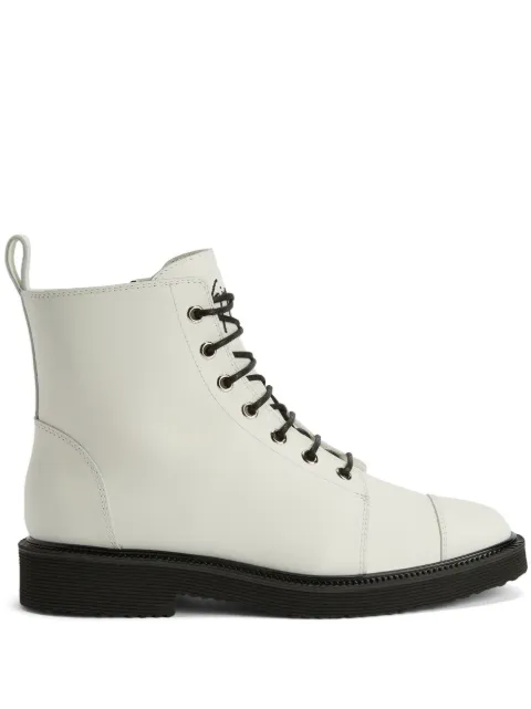 Giuseppe Zanotti Thora lace-up boots White I070061H02