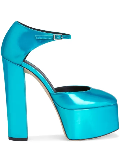 Giuseppe Zanotti 150mm Bebe platform pumps Blue E060009022