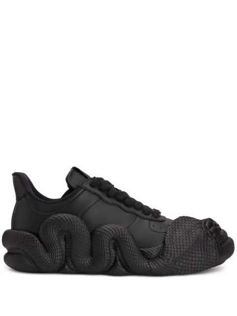 Giuseppe Zanotti Cobras 3D-detail low-top sneakers Black RM20035001