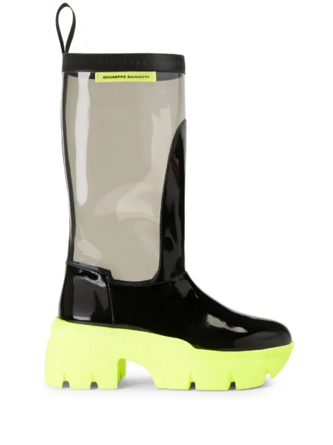 Giuseppe Zanotti 60mm Apocalypse Riot platform boots Neutrals I280003003