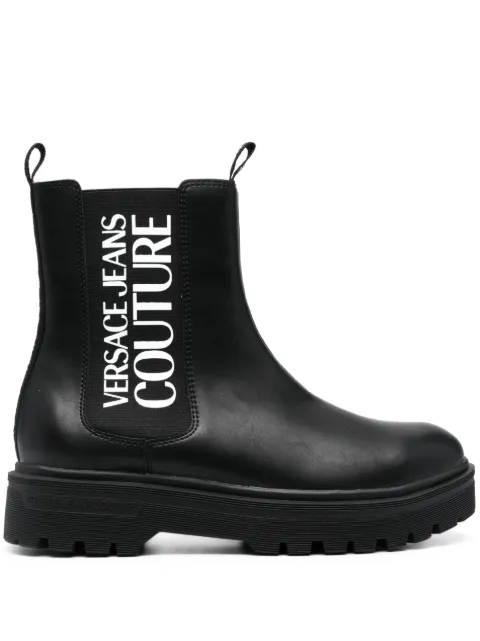 Versace Jeans Couture leather chelsea boots Black 75YA3S47ZS899