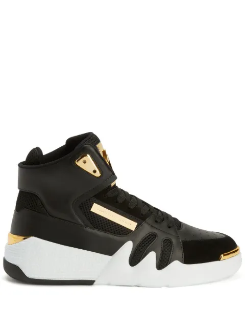 Giuseppe Zanotti Talon high-top leather sneakers Black RM30060001
