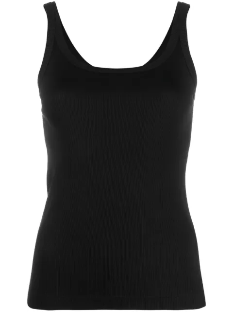 Dolce & Gabbana cotton tank top Black F8U09TFU7AV