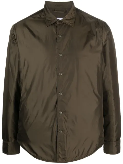 ASPESI Lilo taffeta padded overshirt Green 1I10796196237