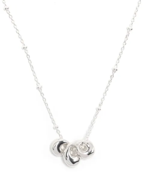 DOWER AND HALL Nugget Trio pendant necklace Silver NP236S18