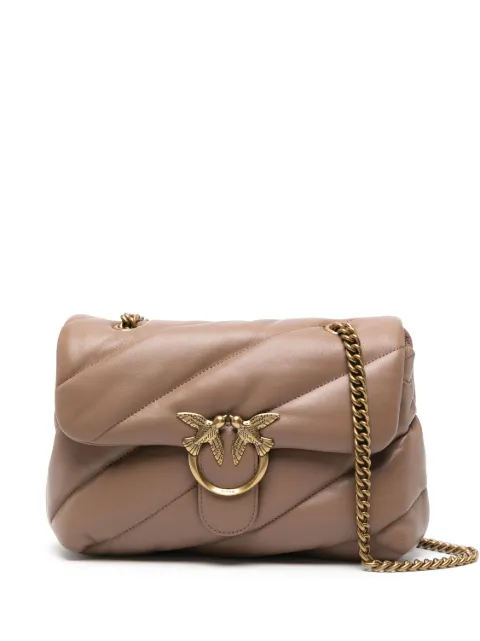 PINKO medium shoulder bag Love Bag Puff maxi quilt Brown 100038A0F2