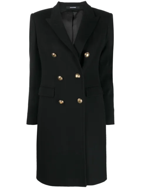 Tagliatore Parigi double-breasted wool coat Black CPARIGI10B350001