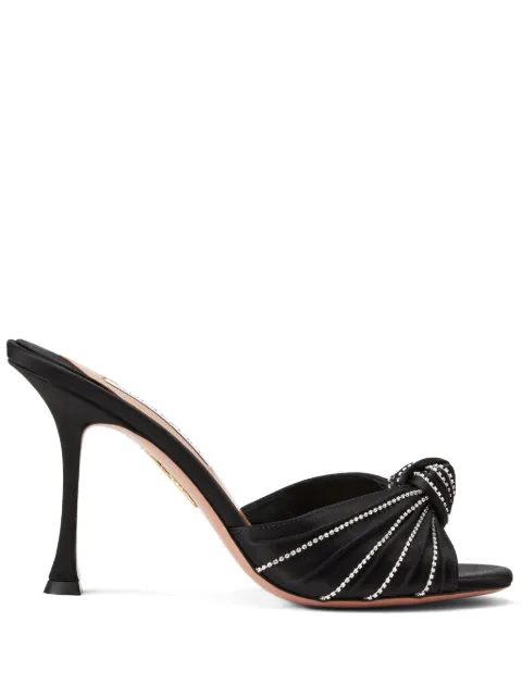 Aquazzura Atelier suede sandals Black ATRHIGM0SAT000