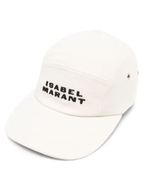ISABEL MARANT Tedji logo-embroidered baseball cap Neutrals CQ008XFAA2C08A